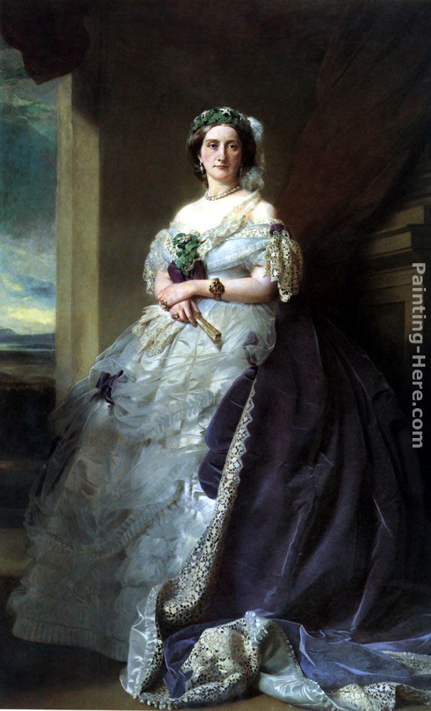 Julia Louise Bosville, Lady Middleton painting - Franz Xavier Winterhalter Julia Louise Bosville, Lady Middleton art painting